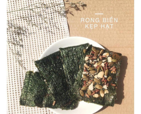 Hướng dẫn cách làm rong biển kẹp hạt dinh dưỡng 