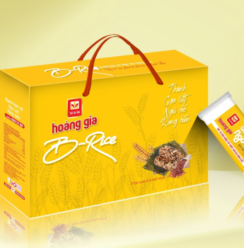 Hộp Gạo Lứt Ngũ Cốc Rong Biển B-Rice Hoàng Gia 310g (12 thanh)