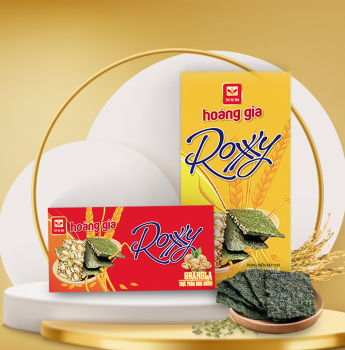Hộp Rong Biển Kẹp Hạt Roxxy Hoàng Gia 105g (5 thanh)