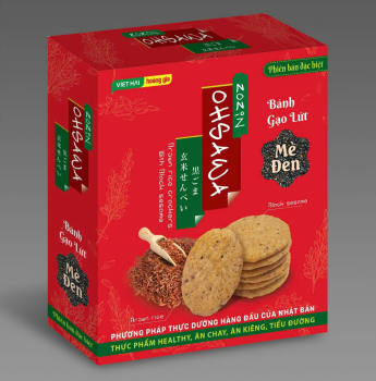 Bánh Gạo Lứt Mè Đen Hoàng Gia 