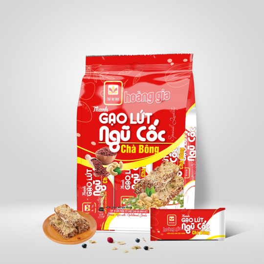 thanh gạo lứt ngũ cốc chà bông